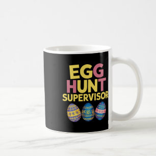 Caneca De Café Páscoa Ovo Supervisor Engraçado Mãe Pai Mulheres