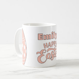 Caneca De Café Páscoa personalizada   "Felz pascoa personalizado"