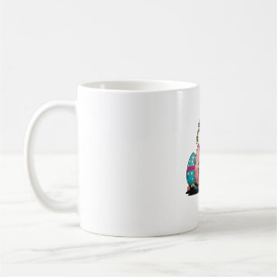 Caneca De Café Páscoa Primavera Cute Gnomo Cura de Ovos