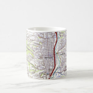 Caneca De Café Paso Robles, Mapa da Califórnia
