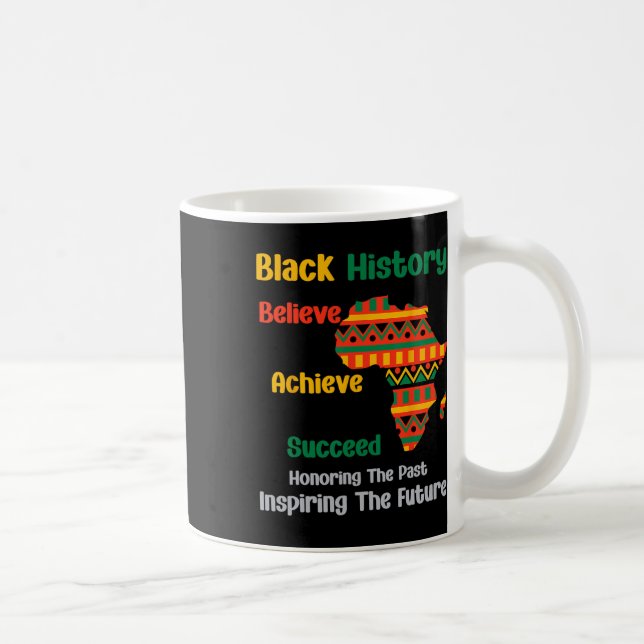 Caneca De Café Passado Inspirando Futuro Mês da História Negra Af (Direita)