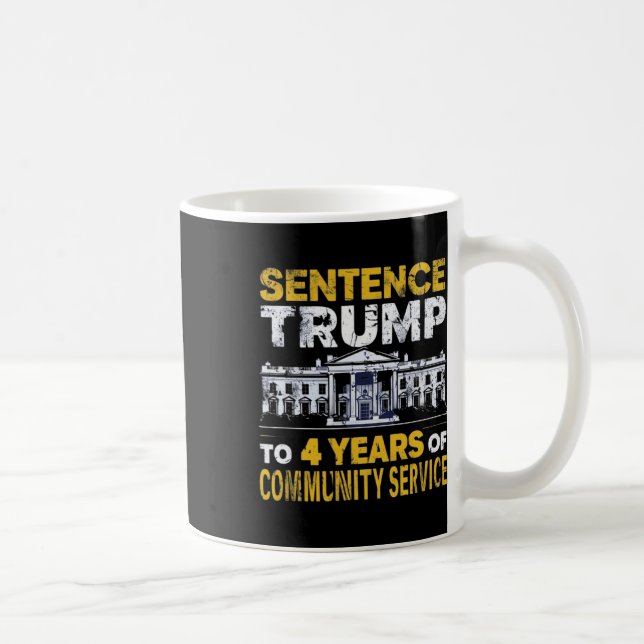 Caneca De Café Passagem Para Quatro Anos De Serviço Comunitário 8 (Direita)