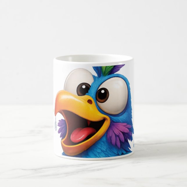 Caneca De Café Passarinho Azul (Centro)