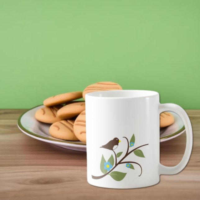 Caneca De Café Pássaro (Criador carregado)