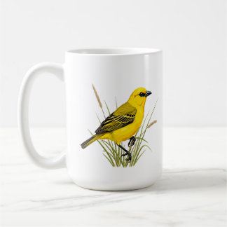 Caneca De Café pássaro amarelo