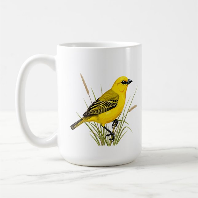 Caneca De Café pássaro amarelo (Esquerda)