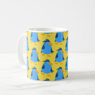 Caneca De Café Pássaro Azul para Crianças