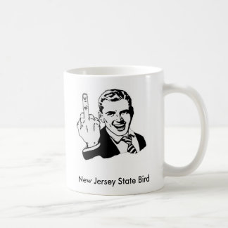 Caneca De Café Pássaro de estado de New-jersey