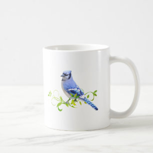 Caneca De Café Pássaro de Jay azul