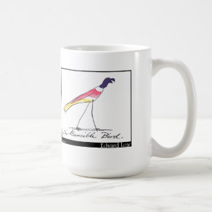 Caneca De Café Pássaro do Runcible de Edward Lear