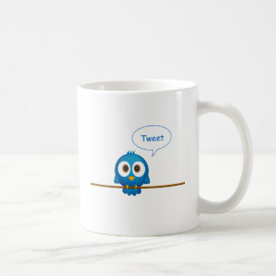 Caneca De Café Pássaro do Twitter