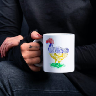 Caneca De Café Pássaro Dodo Extinto Exótico da Maurícia Coffee Mu