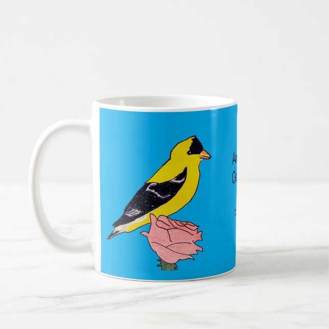 Caneca De Café Pássaro-dourado-americano (Esquerda)