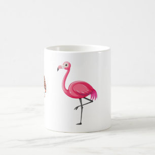 Caneca De Café Pássaro Flamingo rosa-89686