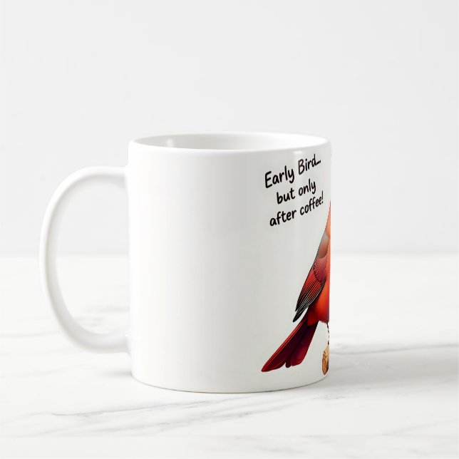 Caneca De Café “Pássaro Matutino" (Esquerda)