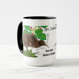 Caneca de Café Pássaro Nativo da Nova Zelândia