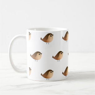 Caneca De Café Pássaro Pardal