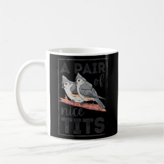 Caneca De Café Pássaro Tufado Titmouse