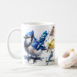 Caneca De Café Pássaros