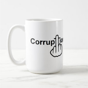 Caneca De Café Pássaros Atirando Corrupção Sujo