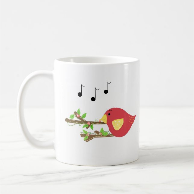 Caneca De Café Pássaros canoros (Esquerda)