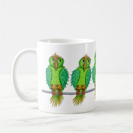Caneca De Café Pássaros de Desenho Animado