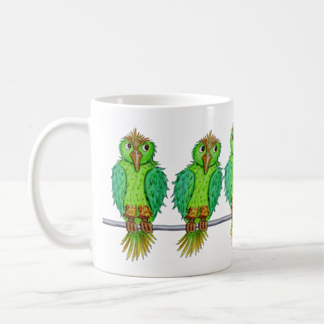 Caneca De Café Pássaros de Desenho Animado (Esquerda)
