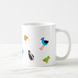 Caneca De Café Pássaros de Nova Zelândia