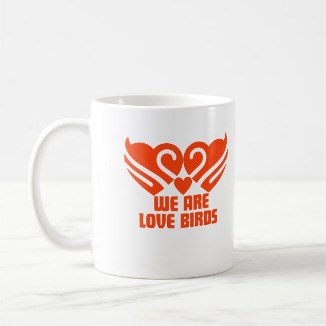 Caneca De Café Pássaros do Amor (Esquerda)