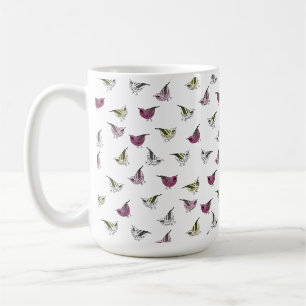 Caneca De Café Pássaros Pequenos