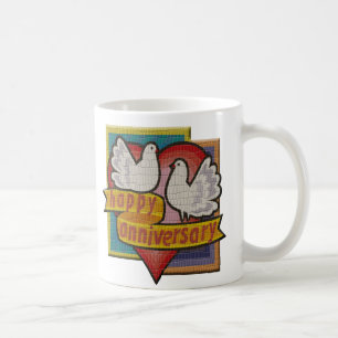 CANECA DE CAFÉ PÁSSAROS T DO ANIVERSÁRIO