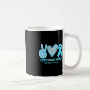 Caneca De Café Passe de Paz - Presente de Consciência da Diabetes