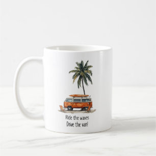 Caneca De Café Passear pelas ondas VW Campervan Mug
