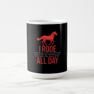 Caneca De Café Passeio a Cavalo - Presente de Passeio a Cavalo