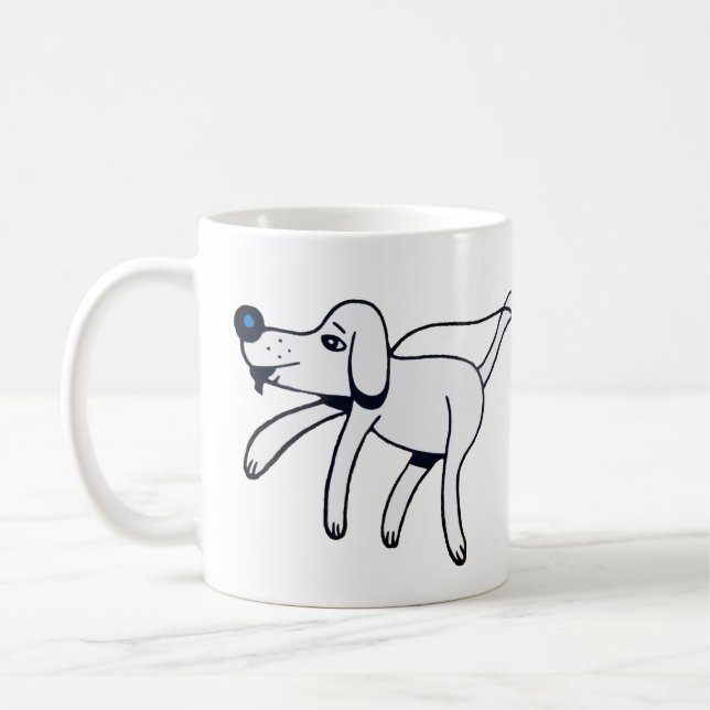 Caneca De Café Passeio, cachorro. (Esquerda)
