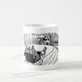 Caneca De Café Passeio de inverno