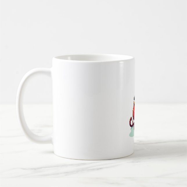 Caneca De Café Passeio de Papai Noel Pitbull (Esquerda)