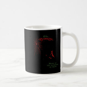 Caneca De Café Passeio Divertido de Natal do Mago Rudolph Mostra-