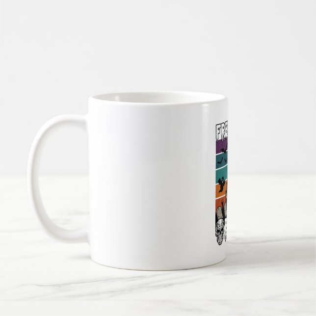 Caneca De Café Passeios de Vassoura Grátis Casa Assombrada de Hal (Esquerda)