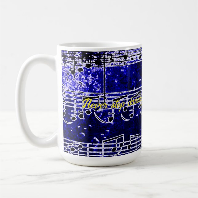 Caneca De Café Passos Musicais - Canhão de Blues Elétricos (Esquerda)