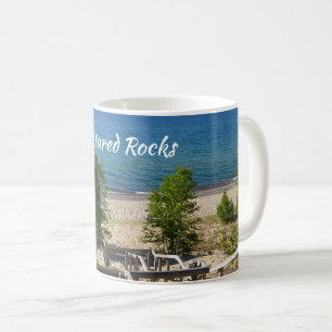 Caneca De Café Passos para a Praia do Twelvemile, Rocks Picture