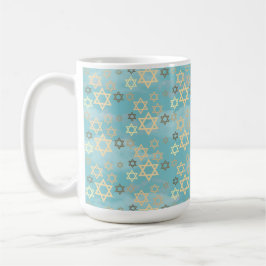 Caneca De Café Passover Blue Sky Star