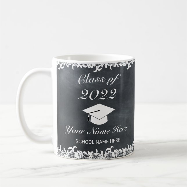 Caneca De Café Pasta de café com quadro negro e gradação de cadar (Esquerda)