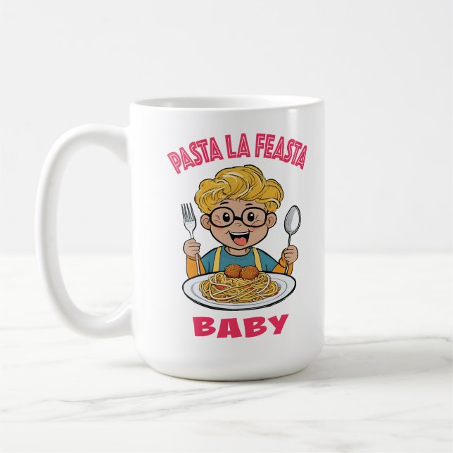 Caneca De Café Pasta La Feasta Baby (Esquerda)