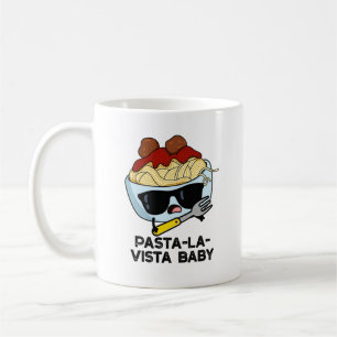 Caneca De Café Pasta-la-vista Baby Engraçado Comida Massacre