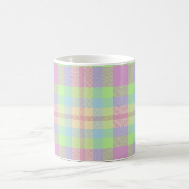 Caneca De Café Pastéis macios Tartan (Centro)