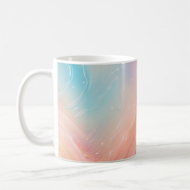 Caneca De Café Pastel Aurora Gradient Mug (Esquerda)