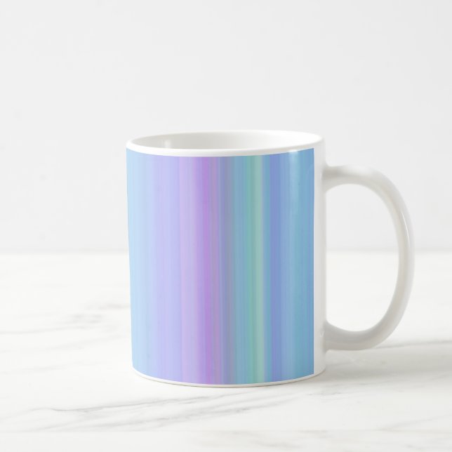 Caneca De Café Pastel Azul Roxo - Lama Verde (Direita)