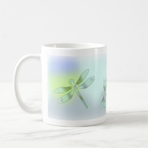 Caneca de café Pastel da libélula