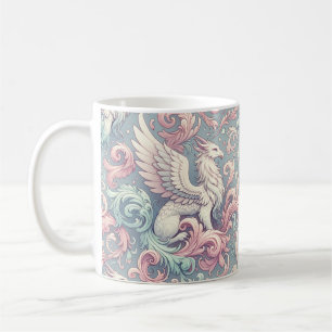Caneca De Café Pastel Fantasy Griffin